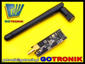 nRF24L01 + wzmacniacz + antena moduł do bezprzewodowej komunikacji