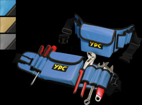 BG00015BKBU "ProBelt" tool belt, blue-black, 130x58x16 cm