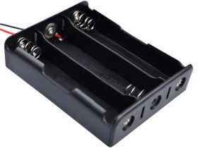 Koszyk na akumulator 3x 18650 3,7V Li-Ion - koszyczek na baterie (ogniwo) z przewodami