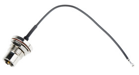 Kabel koncentryczny złącze A FME złacze B U.FL długość 100mm typ kabla RF Z zakończeniem