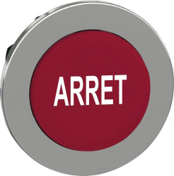 Schneider Electric ZB4FL433 ZB4FL433 Element czołowy dla przycisku resetowalny (Ø) 30.5 mm Arrêt chrom, czerwony 1 szt.