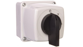 Łącznik Krzywkowy 0-Gwiazda-Trójkąt 5P 25A W Obudowie Ip65 Łuk E25-23 952523