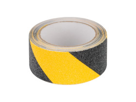 Taśma antypoślizgowa REBEL (0,75 mm x 50 mm x 5 m) czarno-żółta