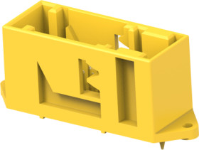 Plug, 26 pole, straight, 2 rows, yellow, 185226-1