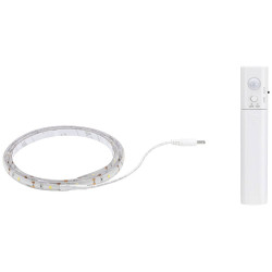 Paulmann 78899 LED Strip Set Warm White 1m Flexible Motion Sensor Adjustable