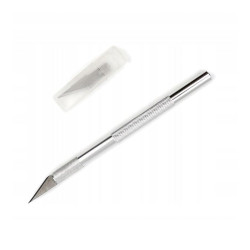 Nóż precyzyjny skalpel modelarski + 9 ostrzy / EASY GRIP JY1001