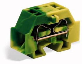 Złączka 4-przewodowa końcowa 4mm2 szerokość 12mm żółto-zielona 262-357 /50szt./