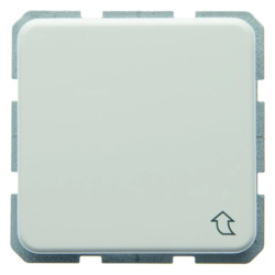 Gniazdo SCHUKO z pokrywą z podwyższoną ochroną styków śnieżnobiały podtynkowe IP44 471609