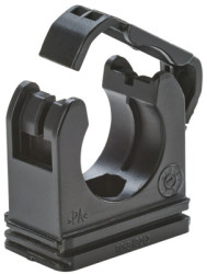 Tubing holders, (L x W x H) 32 x 20 x 31.5 mm, PA, gray, 1 5030 020 013