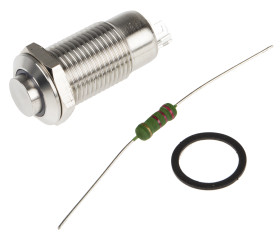 Nasadka przełącznika Zatrzaskowy SPST średnica wycięcia 12mm, montaż panelowy RS PRO