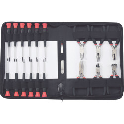 Basetech 814583 Precision Screwdriver &amp; Pliers Set 19 Piece