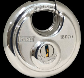 K16070D KASP disc padlock, 70 mm, round