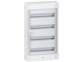 Rozdzielnica natynkowa 72 modułowa 4x18M drzwi transparentne IP40 Pragma IP40 PRA-4-18-NT-T PRA29418 SCHNEIDER ELECTRIC