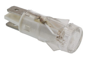 Lampka kontrolna do montażu panelowego 110V ac 12.7mm Neonowy Końcówka lutownicza Arcolectric (Bulgin) Ltd