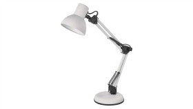 Lampa Biurkowa E27 Lucas 48 Cm Biały Z7609w