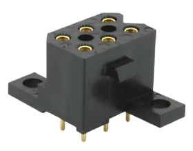 Gniazdo PCB 6 -pinowe 2 -rzędowe raster: 5.08mm Gniazdo Proste Montaż na płytce drukowanej