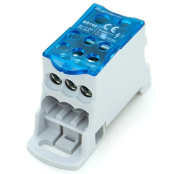 Blok rozdzielczy mostek na szynę TH 160A monoblok ELS Elektrotechnika BR160