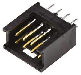 Listwa stykowa PCB 8-pinowe AMPMODU MOD II raster: 2.54 mm Prosty 2-rzędowe TE Connectivity Otwór przelotowy750 V W