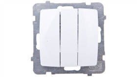 Karo Łącznik Potrójny Biały Łp-13S/M/00