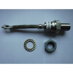 Dioda D200R12/ZP z warkoczem 200A 1200V gwint M20 (anoda na śrubie)