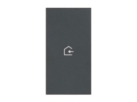 LIVING NOW "MY HOME" Klawisz z symbolem "powrót" - 2 moduły - czarny KG01MH2BACK LEGRAND