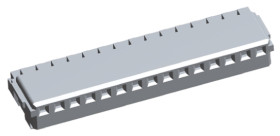 Złącze IDC 15-pinowe raster: 1.5mm Żeński Montaż na kablu TE Connectivity