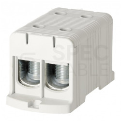 Złączka szynowa 2-torowa Al/Cu 35-240mm2 na TH35 szary FJ-E240/2 HEDO