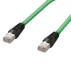 Kabel Ethernet Cat5 długość 1m Z zakończeniem F Lutze Ltd PVC
