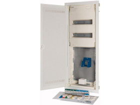 Rozdzielnica hybrydowa podtynkowa 24 modułowa 2x12M drzwi pełne IP30 KLV-60HWS-W-HY24-F 302451 EATON