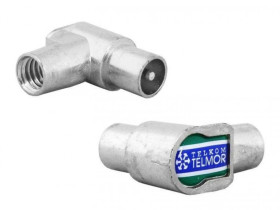 Wtyk antenowy IEC nakręcany WKW-506 kątowy ekranowany