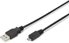 Kabel USB Digitus DK-300110-010-S DK-300110-010-S, USB-A na USB-Micro-B, 1.00 m