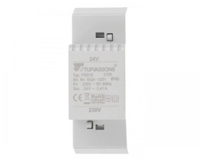 Transformator 1-fazowy modułowy bezpieczeństwa PSS 10T 230/ 24V 0,42A, na szynę DIN, IP40, Ta 40, 16024-0251