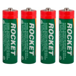 4 x baterie AA / R6 Rocket (taca)