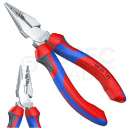 Szczypce uniwersalne 145mm chromowane ostro zakończone Kombinerki do chwytania i cięcia KNIPEX 08 25 145