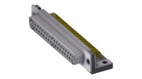 Deltron Connectors Złącze D-sub DTX 37-pinowe Kąt prosty 2.77 mm Pitch Do montażu na płytce drukowanej Złoto na niklu
