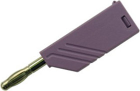 4 mm plug, screw connection, 0.5-1.5 mm², CAT O, purple, 934100109