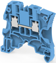 Screw terminal block, screw connection, 6.0 mm², 2 pole, 41 A, 8 kV, blue, 1SNK506020R0000