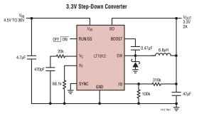 36V, 2A, 500kHz Step-Down Switching Regulator