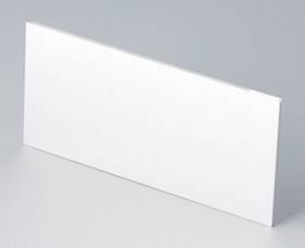 Front plate, aluminum, (W x H) 91.5 x 43.4 mm, B6132111
