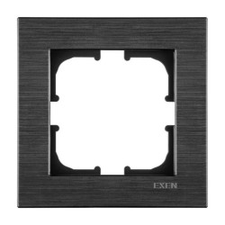 Ramka pojedyncza Exen seria Comfort kosmiczny czarny C101/09E