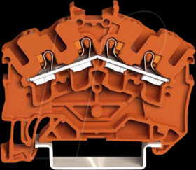 2202-6402 Durchgangsklemme, 4-Leiter, Ø 0,25 - 4 mm²