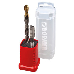 Dormer L000E500M6NO2XA002 HSS Duo M6 Second Tap &#x2B; A002 Drill Bit