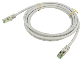 S/FTP8.1-CU-030GY Patch cord S/FTP Cat 8.1 linka Cu LSZH szary 3m 26AWG