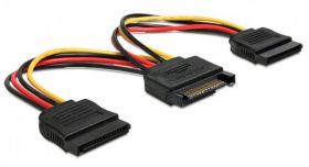 ADAPTER SATA / 2X SATA 15CM AKYGA