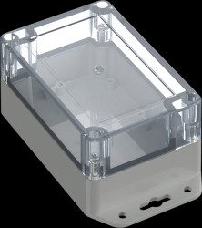 6U07120806639 Industrial housing, 120 x 80 x 60.2mm, IP66/IP68, light gray