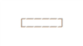 Ramka Wypełniająca Pięciokrotna Serii Deco Złoty Metalik 8Drw-5