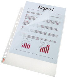 Koperta na dokumenty, rozmiar: A4, Przezroczysty, PP