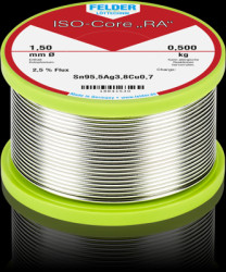 Solder, lead-free, SAC (Sn95Ag3.8Cu0.7), Ø 1.5 mm, 500 g, 18841530