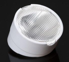 Soczewka LED 21.5 (Dia.) x 16.1mm, D 21.5mm, kąt widzenia Asymetryczna, do użytku z Cree XB-D, Cree XP-E, Cree XP-G,