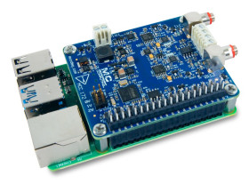 Raspberry Pi HAT MCC 172 pomiar IEPE DAQ HAT do Raspberry Pi z dwoma przewodami koncentrycznymi rozmiar HAT Digilent
